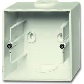 Busch-Jaeger 2CKA001799A0921 Opbouwbehuizing Opbouwbehuizing 1-voudig Mat, Verkeerswit, Wit 1 stuk(s)