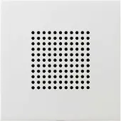 Gira inbouwspreker, oppervlaktebediening, wit, artikelnummer 2282112 (2282112)