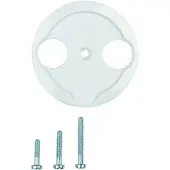 Hager BER S1930 Coax-afdekking, 103920, 2 gaten, polarwit