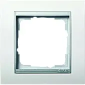 Gira Afdekraam 1-voudig, aluminium, artikelnummer 021136, merk Giersiepen, artikelnummer 4010337211365