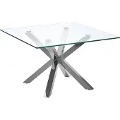 Beliani STARLIGHT - Salontafel - Zilver - Veiligheidsglas