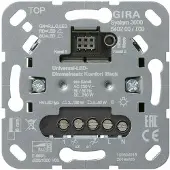 Gira S3000 Uni-LED-dimelement 540200 Comfort 2f, Knoppen + Schakelaars