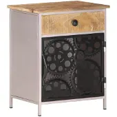 vidaXL Wijnrek met bovenblad 43x25x37 cm massief grenenhout