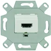 Rutenbeck 17010553 Contactdoos Met HDMI Wit