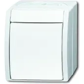 Busch-Jaeger 2601/6 W-54 Ocean (opbouw) Wisselschakelaar spatwaterdicht Wit