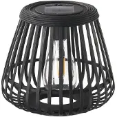 Pauleen LED tafellamp SUNSHINE GLIMMER, zwart, IP44 GLIMMER, zwart, Bamboe, Jong wonen