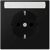 JUNG LS1520NASWM SCHUKO stopcontact met aanduiding