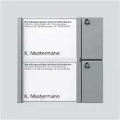 Mobotix SIED toetsenmodule TM612-2SM, 2-voudig, oud model, type TM 611-02 SM, artikelnummer 35520