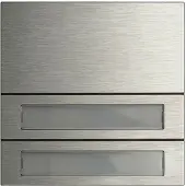 Gira Tastmodule voor bedieningspaneel, systeem 2f, 5532920 106, roestvrij staal