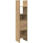 vidaXL Boekenkast artisanaal eikenkleurig 40 x 35 x 180 cm