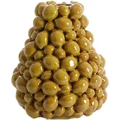 Light & Living CITRUS keramiek vaas bruin-groen – Ø23x27 cm