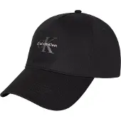 Calvin Klein Jeans Pet 'CK Monogram Baseball' grijs / zwart