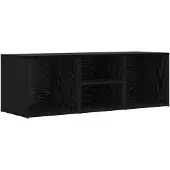 vidaXL Schoenenbank 102 x 35 x 35 cm Bewerkt hout Zwart Eiken