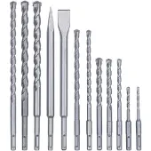 Einhell 49240295 SDS-Plus boor- en beitelset 12-delig – complete accessoireset voor beton en metselwerk