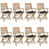 vidaXL 7-delige Loungeset met kussens poly rattan lichtgrijs