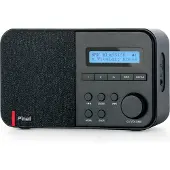 Pinell Supersound Mini Draagbare Radio DAB+ Oplaadbaar - Zwart