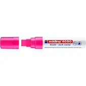 Edding 4090 chalk marker - blokpunt - 4 tot 15 mm - neon roze