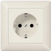 JUNG JG SCHUKO stopcontact AS1520, volledig afgedekt, wit
