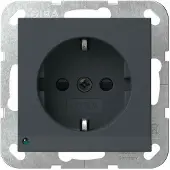 Gira veiligheidscontactdoos, type F, 16 Ampère, 250 Volt, met