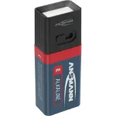 Ansmann COB LED-zaklamp, 3 Watt, 9V batterij, zwart