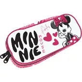 Giovas Disney Minnie etui met 2 vakken, 26 cm