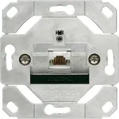 Gira Einsatz 245100, netwerkaansluitdoos Cat.6A, 1-voudig, 1 stuk.