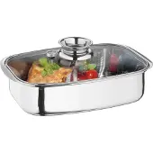 Küchenprofi aroma-braden/stoomoven, roestvrij staal, 36 cm, artikelnummer 2386102836, EAN 4007371066730