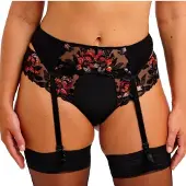 Fantasie Jarretelle Magdalena | Maat: XS | Kleur: Zwart