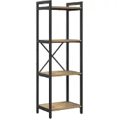 vidaXL Boekenplank 40 x 30 x 119 cm Bewerkt hout Artisan Eiken