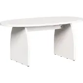 vidaXL Salontafel Wit 80 x 40 x 35 cm Massief grenenhout