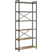 vidaXL Boekenplank 80 x 30 x 189,5 cm Bewerkt hout Artisan Eiken