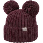 Lierys Double Pom Gebreide Muts by