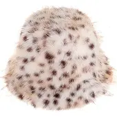 Bomont Hoedje Fluffy panter Off White dames