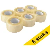 White Label Verpakkingstape XL transparant 48 mm x 150 m (6 rollen)