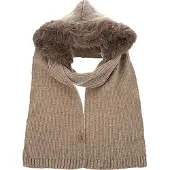 I'm Dutch Sjaal Kappl Taupe dames