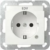Gira 445203, CEE 7/4, 1 module, CEE 7/4, wit, 250 V, 16 A