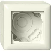 Gira 106101 AP-behuizing, 1-voudig + frame, standaard, crèmekleurig