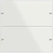Gira Wippenschakelaarset, 2-voudig, met aanraaksensor. Type: 4 TS4, wit (502212)