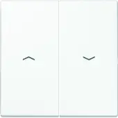 JUNG LS995PWW Jaloezie-schakelaar Afdekking 2-voudig Wit 1 stuk(s)