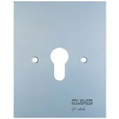 JUNG Metalen afdekplaat 125x100 mm, zonder symbolen, type 6.28 WUG (6.28WUG)
