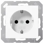 JUNG Stopcontact | | AS500 (Inbouw, Randaarde, Wit)