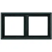 JUNG Aluminium/Staal/Chroom Afdekraam Schakelmateriaal - AL2982