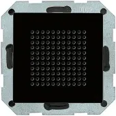 GIRA Giersiepen GIRA 228205 Luidspreker, UP-radio, RDS-systeem, 55, zwarte glaslook