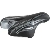 Mvtek Ok Go Junior 14/16´´ Polyurethane Saddle Zwart 140 mm