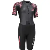 Zoggs Rusher Pro Woman Short Sleeve Shorty Zwart SM Vrouw