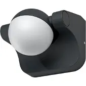 Osram Endura, Buitenwandlamp, Grijs, Polycarbonaat (PC), IP44, Geschikt voor tuin en terras