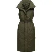 NAVAHOO Bodywarmer 'Abendlied XIV' olijfgroen