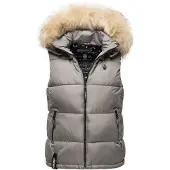MARIKOO Bodywarmer 'Eisflöckchen' grafiet