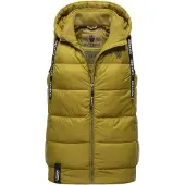 NAVAHOO Bodywarmer 'Kassidy' olijfgroen / zwart / wit