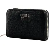 GUESS Portemonnee Brenton SLG Medium Zip Around Wallet Black Zwart